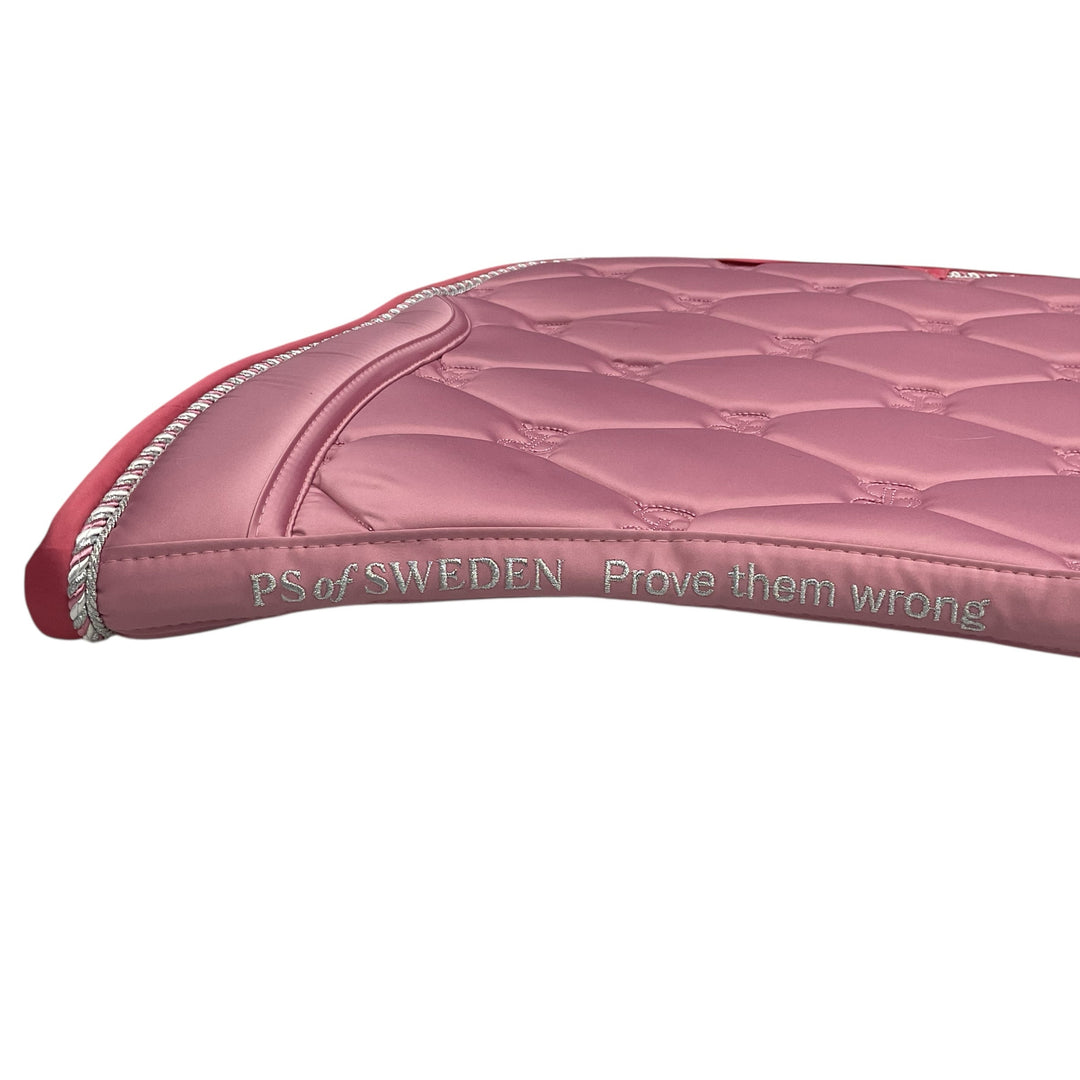 PS of Sweden Signature Dressage Pad Faded Rose Berry New - H