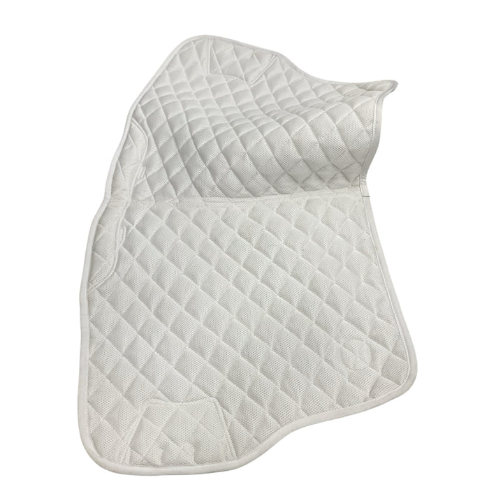 Uhlan Airflow Dressage Saddle Pad White Used - H