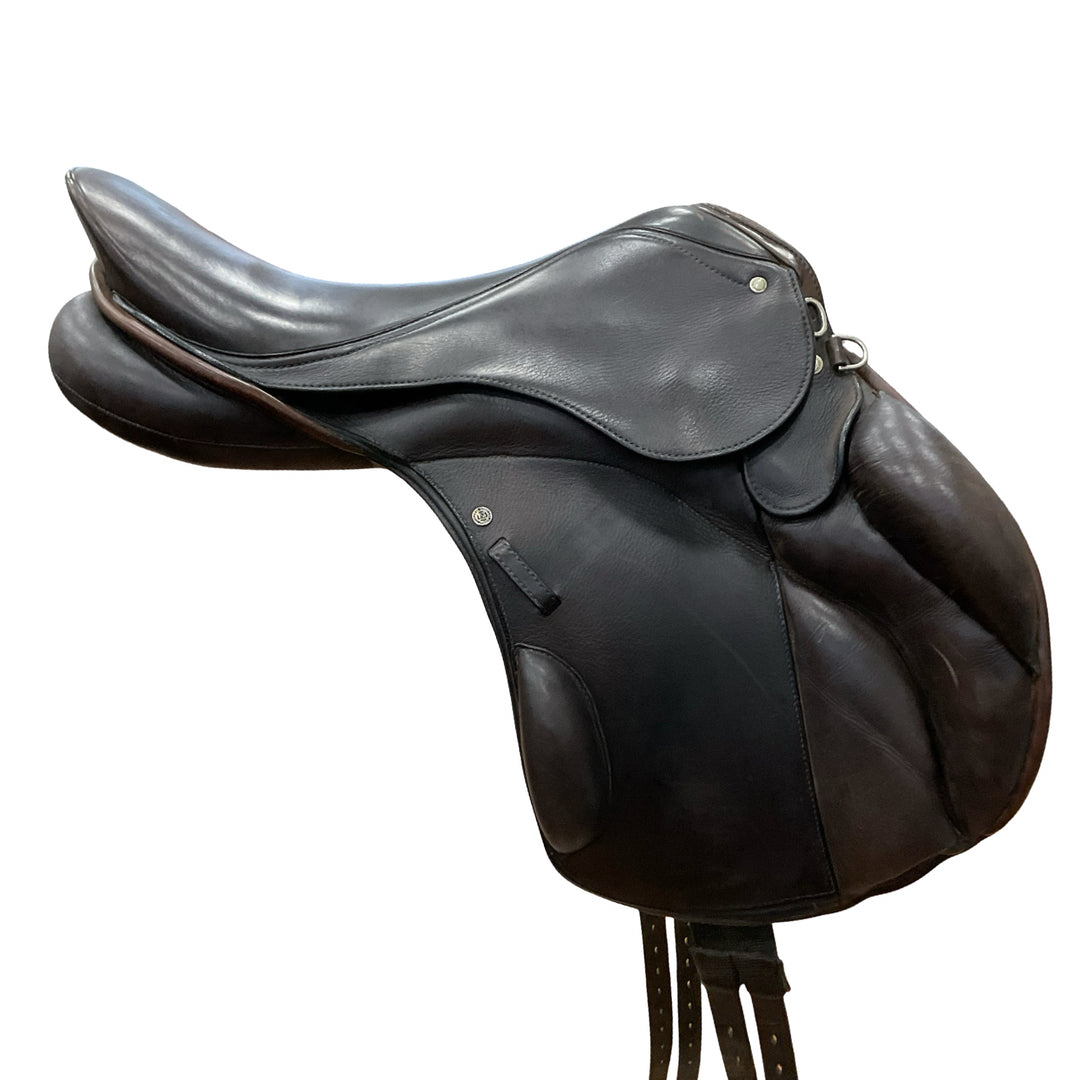 17.5" Schleese Monoflap Eventing Narrow Used Hunter/Jumper Saddle