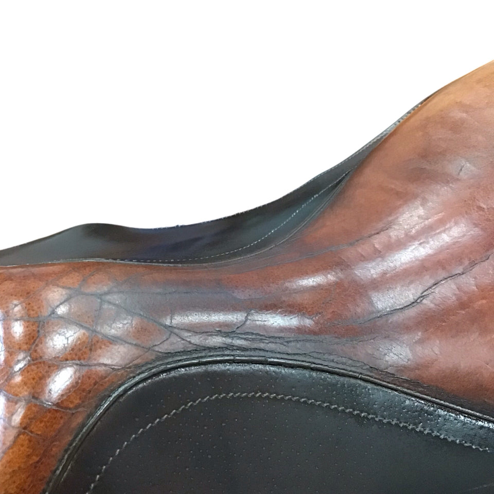 16.5" Pessoa Rodrigo Wide Used Hunter/Jumper Saddle - H