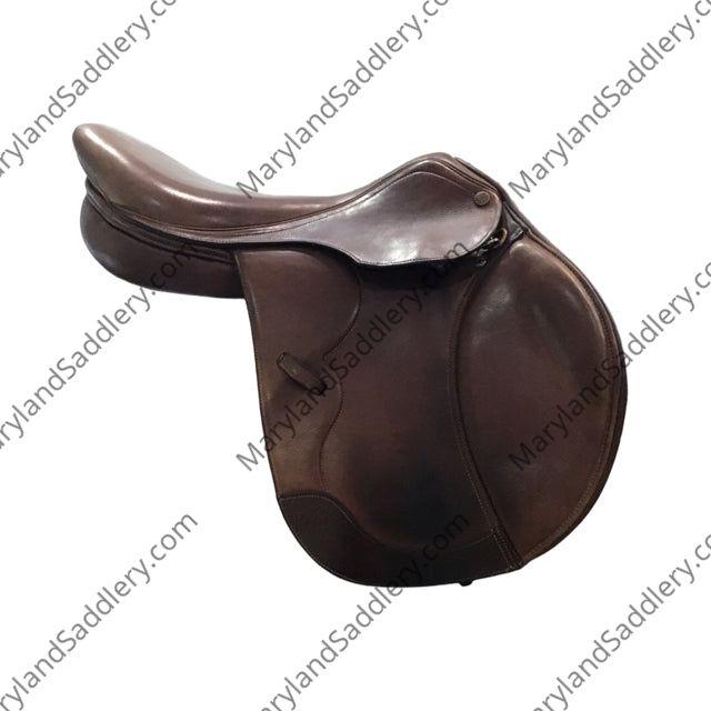 17" Pessoa Rodrigo Medium XCH Tree Used Close Contact Saddle - C