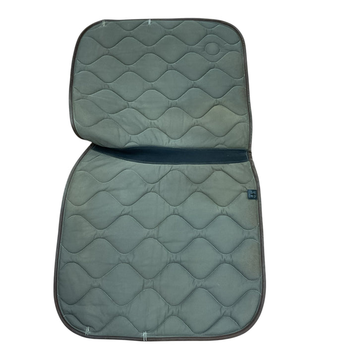 Montar Dressage Saddle Pad Beige with Brown Piping Used - H