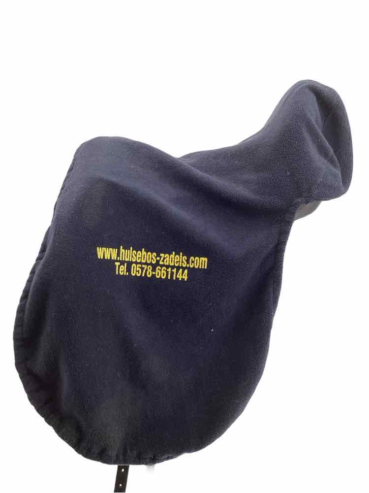17.5" J Hulsebos used dressage saddle B Has Cover