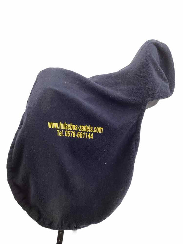 17.5" J Hulsebos used dressage saddle B Has Cover