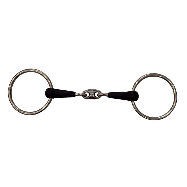 4.75" Rubber Coated Loose Ring Snaffle Like New - H