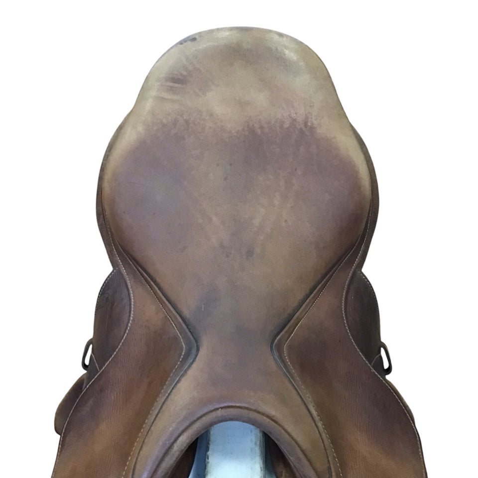 17" Antares Monoflap Medium/Wide Used Hunter/Jumper Saddle - H