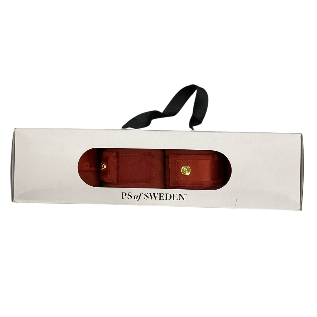 PS of Sweden Polo Wraps Burnt Orange New - H