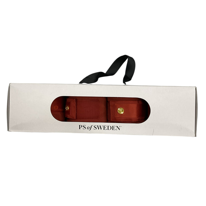 PS of Sweden Polo Wraps Burnt Orange New - H