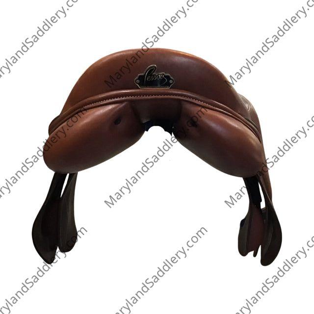 16.5" Pessoa Wide Tree Used Close Contact Saddle - C