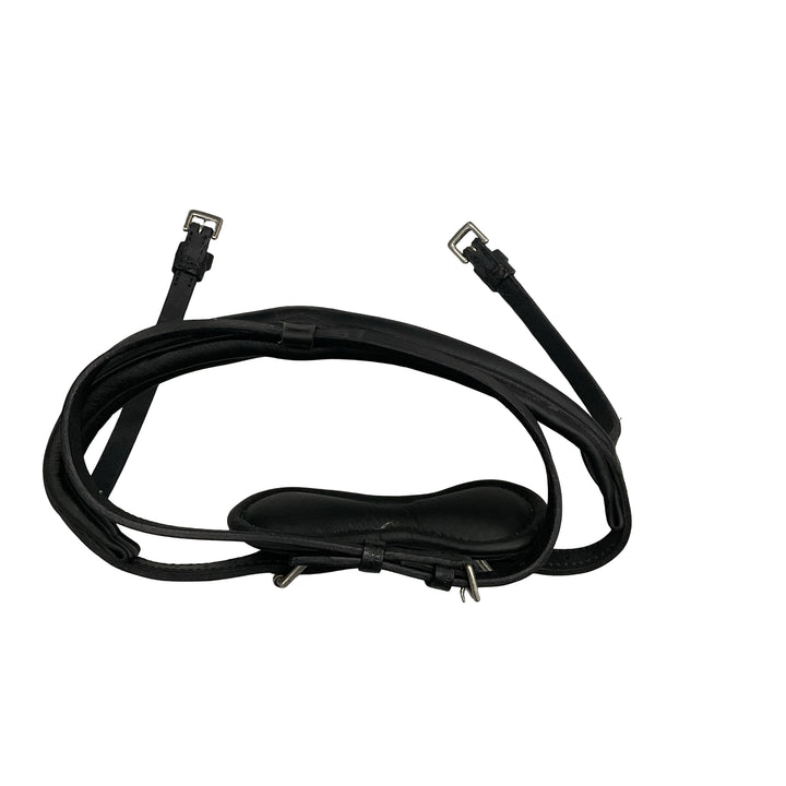 Stubben Padded Flash Noseband Horse Black Used - H