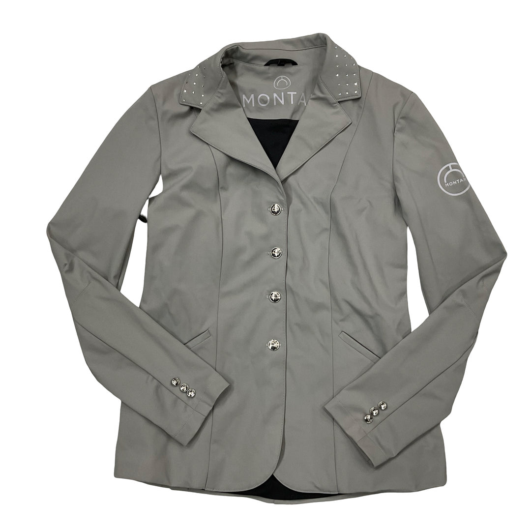Montar Women's IT40 Bonnie Softshell Competition Jacket w/ Crystals Grey Used