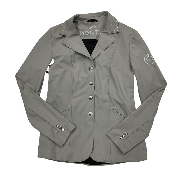 Montar Women's IT40 Bonnie Softshell Competition Jacket w/ Crystals Grey Used