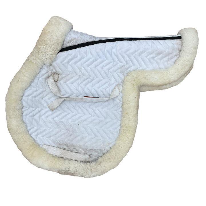 Fleeceworks Fitted Saddle Pad White Used