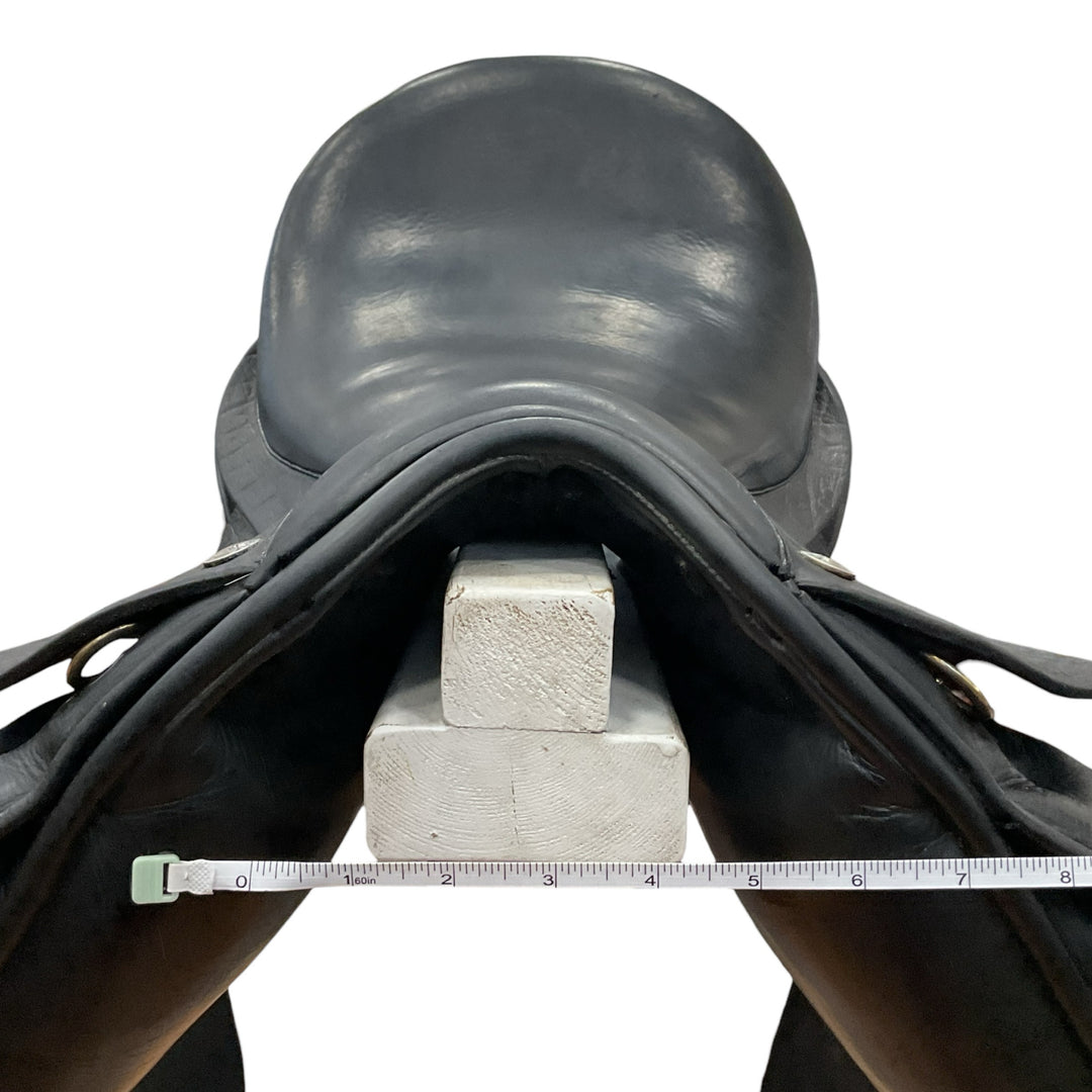 17.5" Frank Baines Elegance Wide Used Dressage Saddle - H