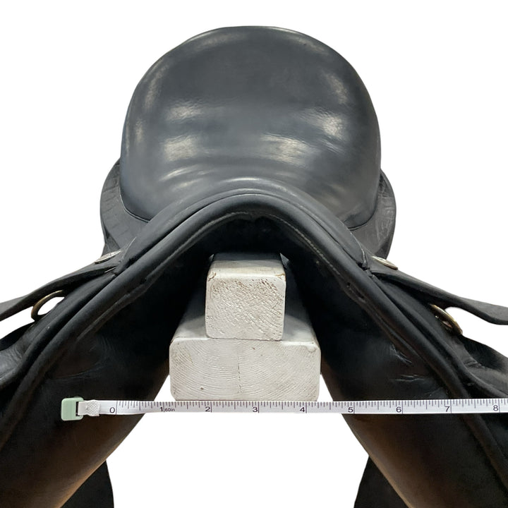 17.5" Frank Baines Elegance Wide Used Dressage Saddle - H