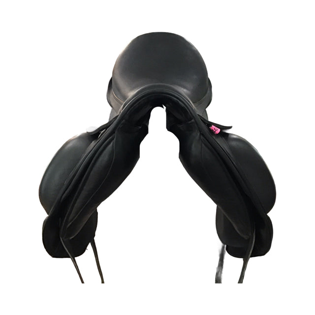 17.5" Custom Saddlery Advantage Monoflap MN Tree Used Dressage Saddle -  C