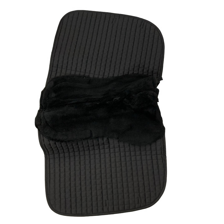 Majyk Equipe Correction Shimmable Fleece Dressage Saddle Pad Black New