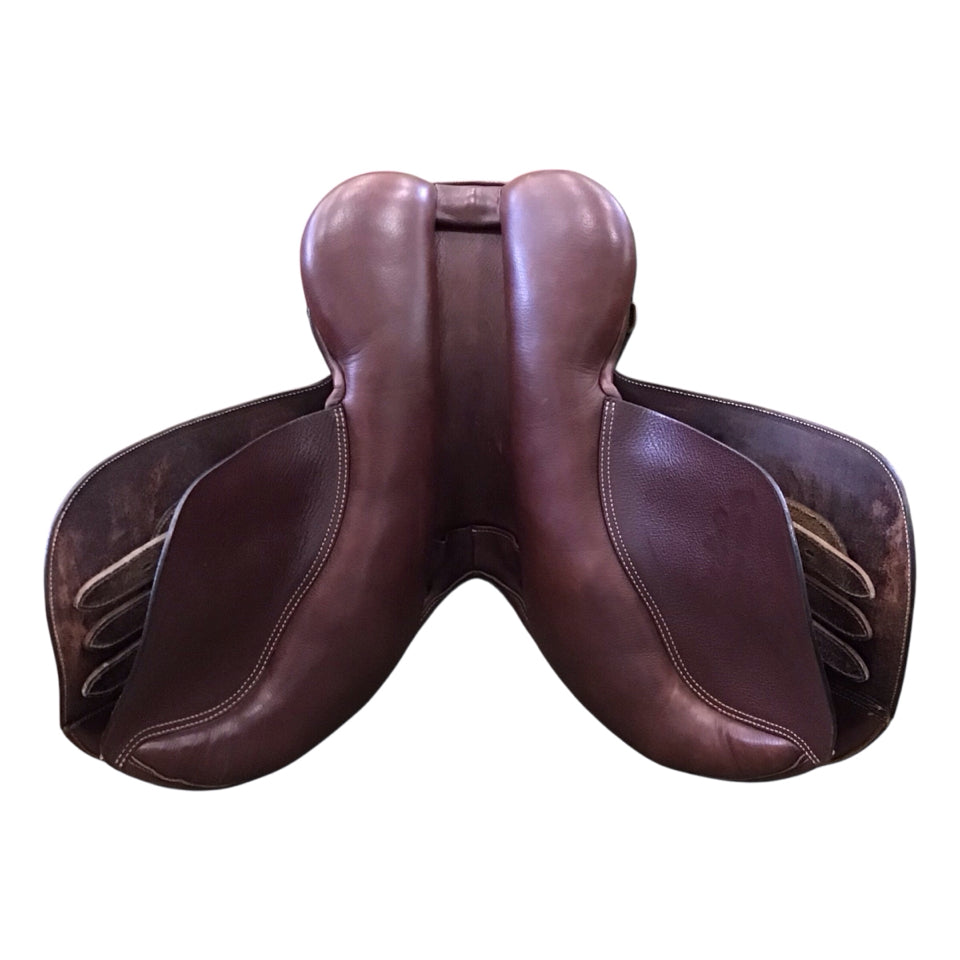 15" Collegiate Convertible Adjustable Used Childs Hunter/Jumper Saddle - H