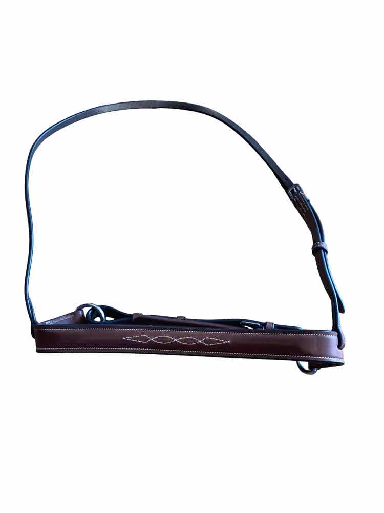 ADT new brown cob size hunter noseband
