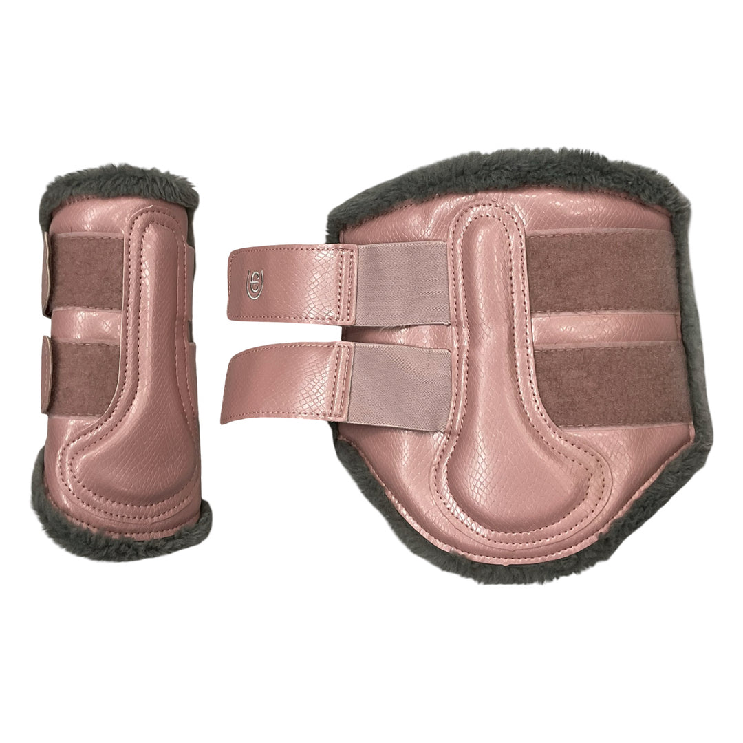 Equestrian Stockholm Medium Brush Boots Pink Used