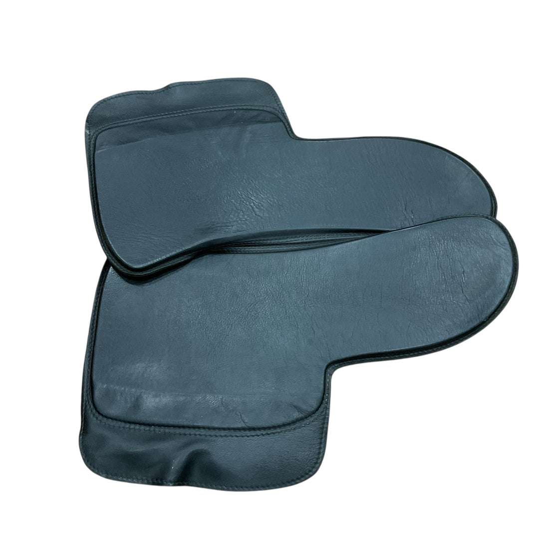 Saddle Right English Glove Leather Saddle Pad Black Used - H