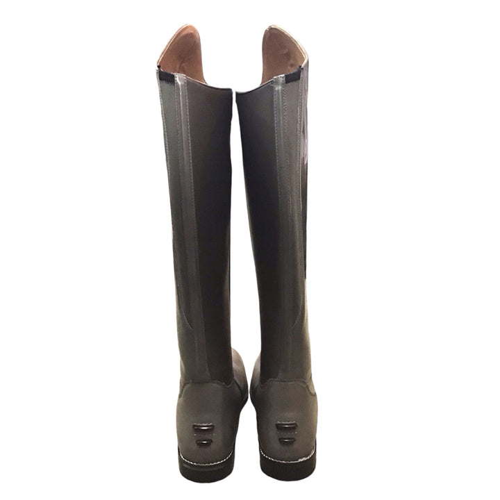 Premier Equine Ladies 41W Grey Dress Boots New - H