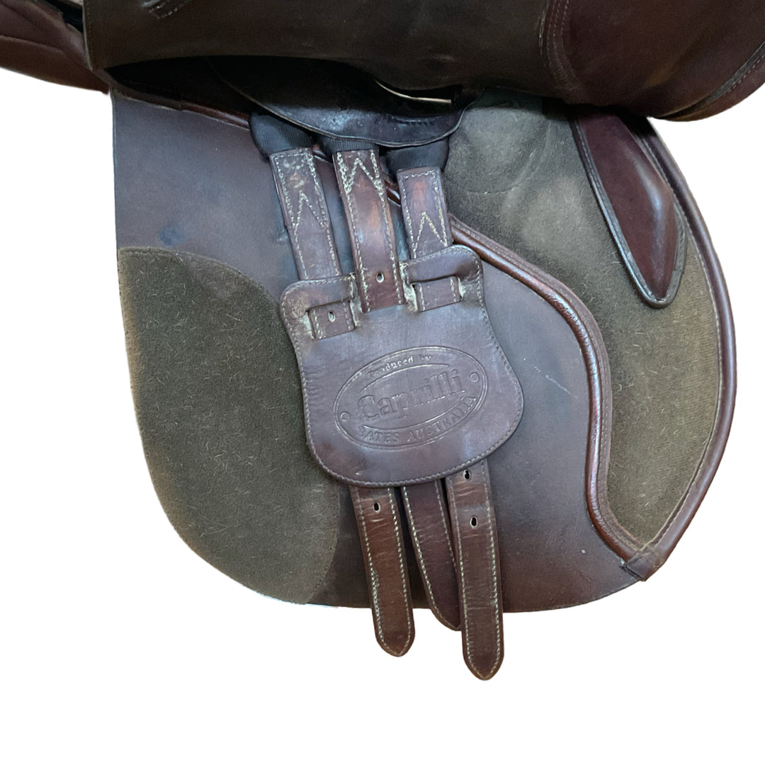 16.5" Bates Caprilli Adjustable Used Hunter/Jumper Saddle