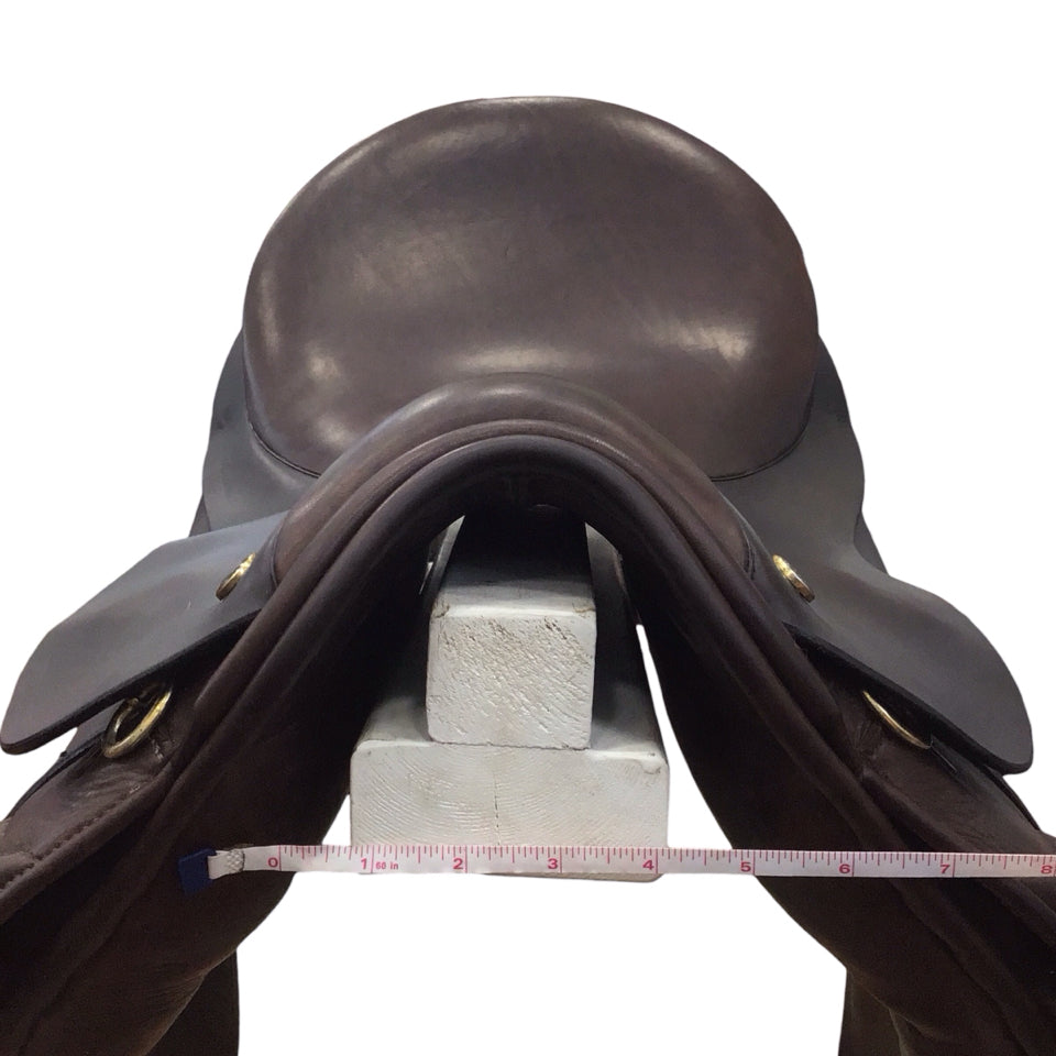 17.5" Derby House Wide Used Dressage Saddle - H