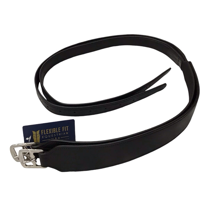 54" Flexible Fit Equestrian Secure Leg Stirrup Leathers New - H