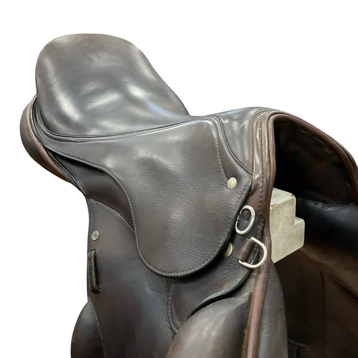 17.5" Schleese Monoflap Eventing Narrow Used Hunter/Jumper Saddle