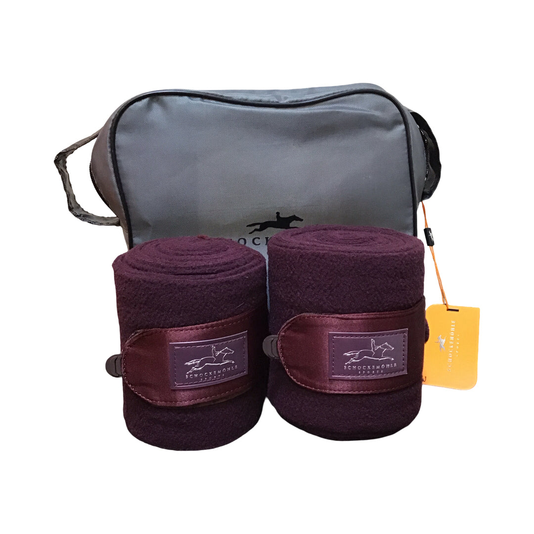 Schockemohle Wine Polo Wraps (4) New