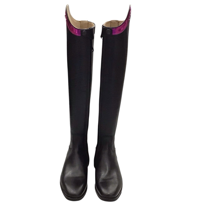 NEW Ladies Dress Boots w/ Pink Top 37 Slim Tall - H