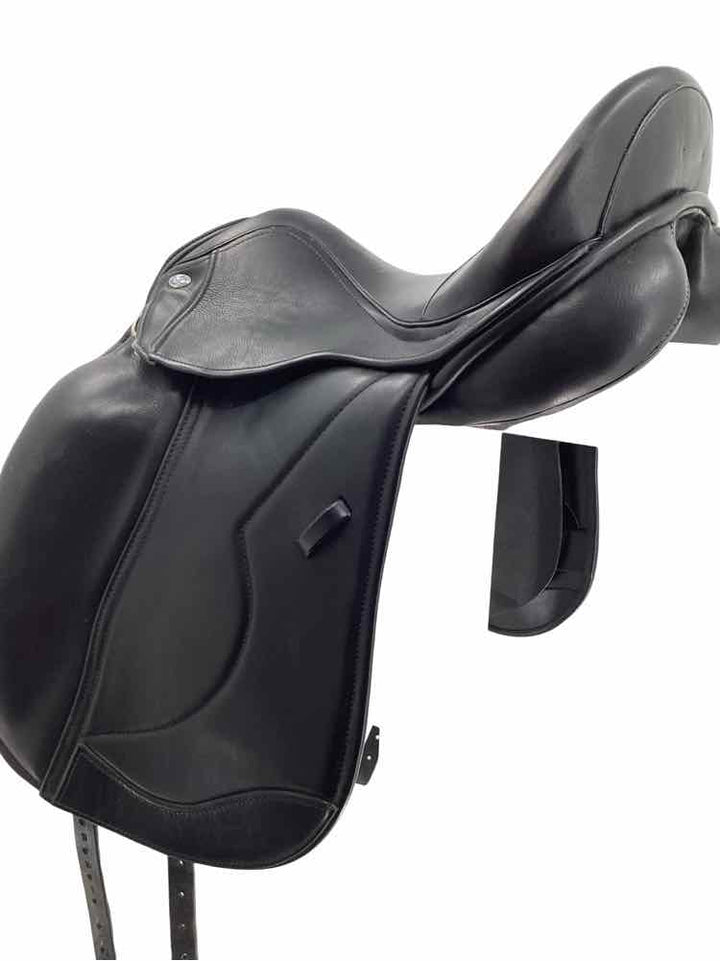 16.5" Ryder Profile wool flocked used dressage saddle with Cover B