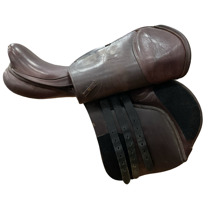 17" M. Toulouse Platinum Legano Medium Used Hunter/Jumper Saddle - H