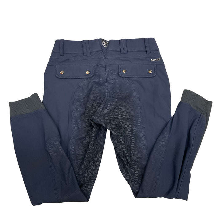 Ariat Women's 26 Tri Factor Full Seat Schooling Breech Navy Used