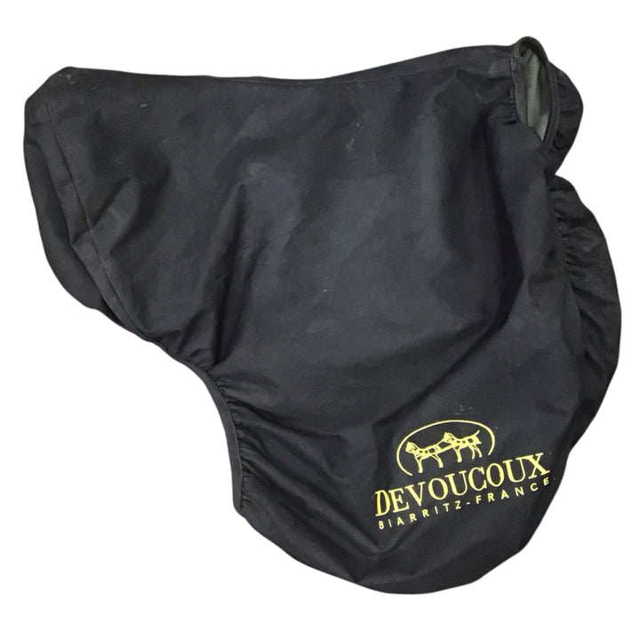 17" - 17.5" 002 Devoucoux Makila Harmonie Medium Used Dressage Saddle - H