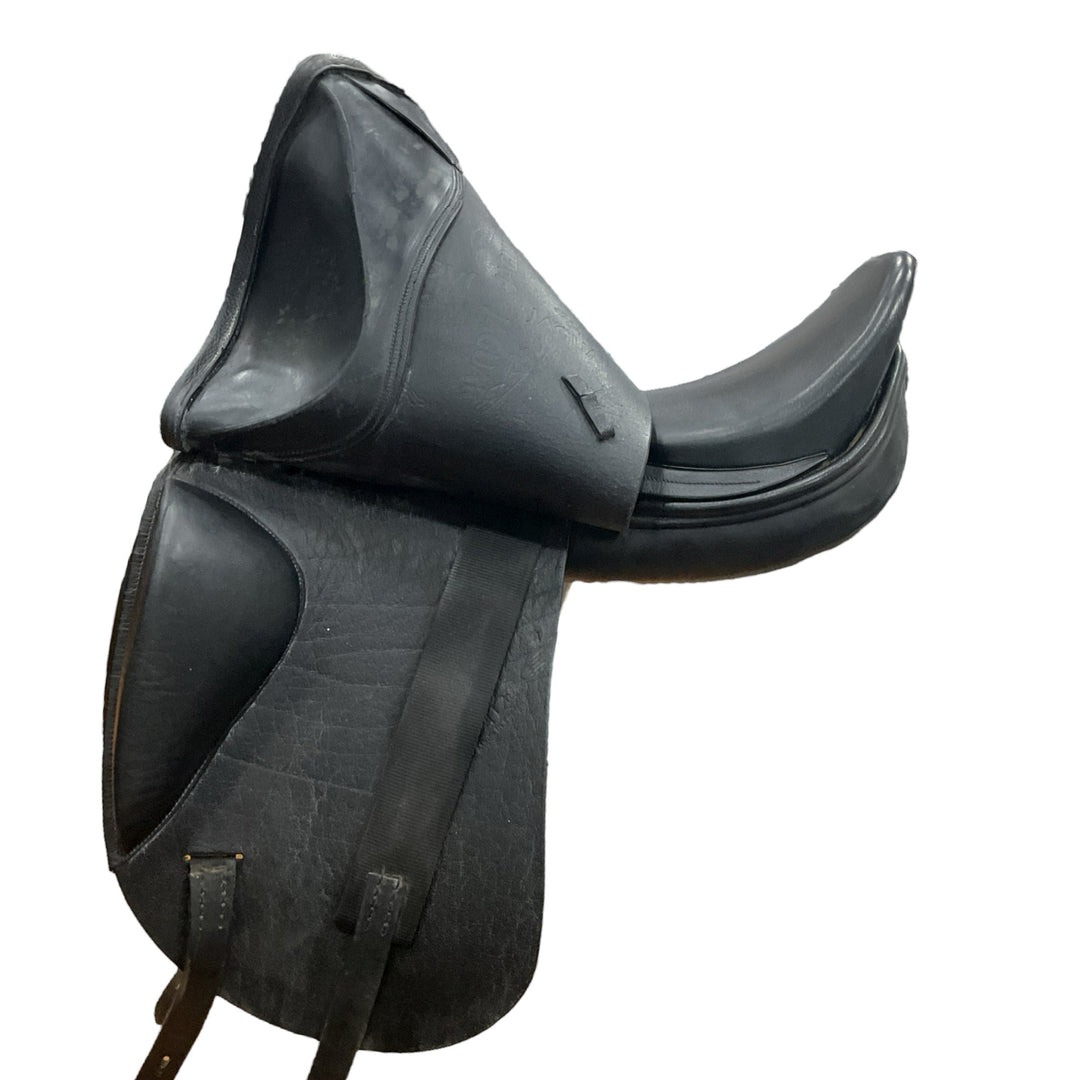 18" Harry Dabbs Jaguar XKC Medium Used Dressage Saddle - H