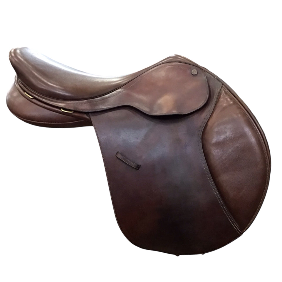 16.5" Bates Caprilli Adjustable Used Hunter/Jumper Saddle - H