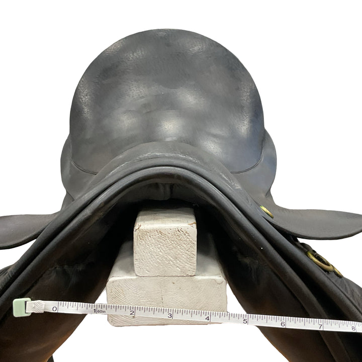 16.5" Unbranded Adjustable Crank Used Dressage Saddle - H