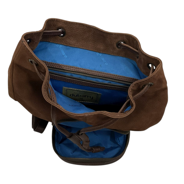Dubarry Mourne Leather Rucksack Walnut Brown Used - H
