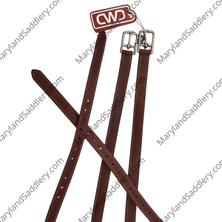 56" CWD Nylon Lined Stirrup Leathers New - H