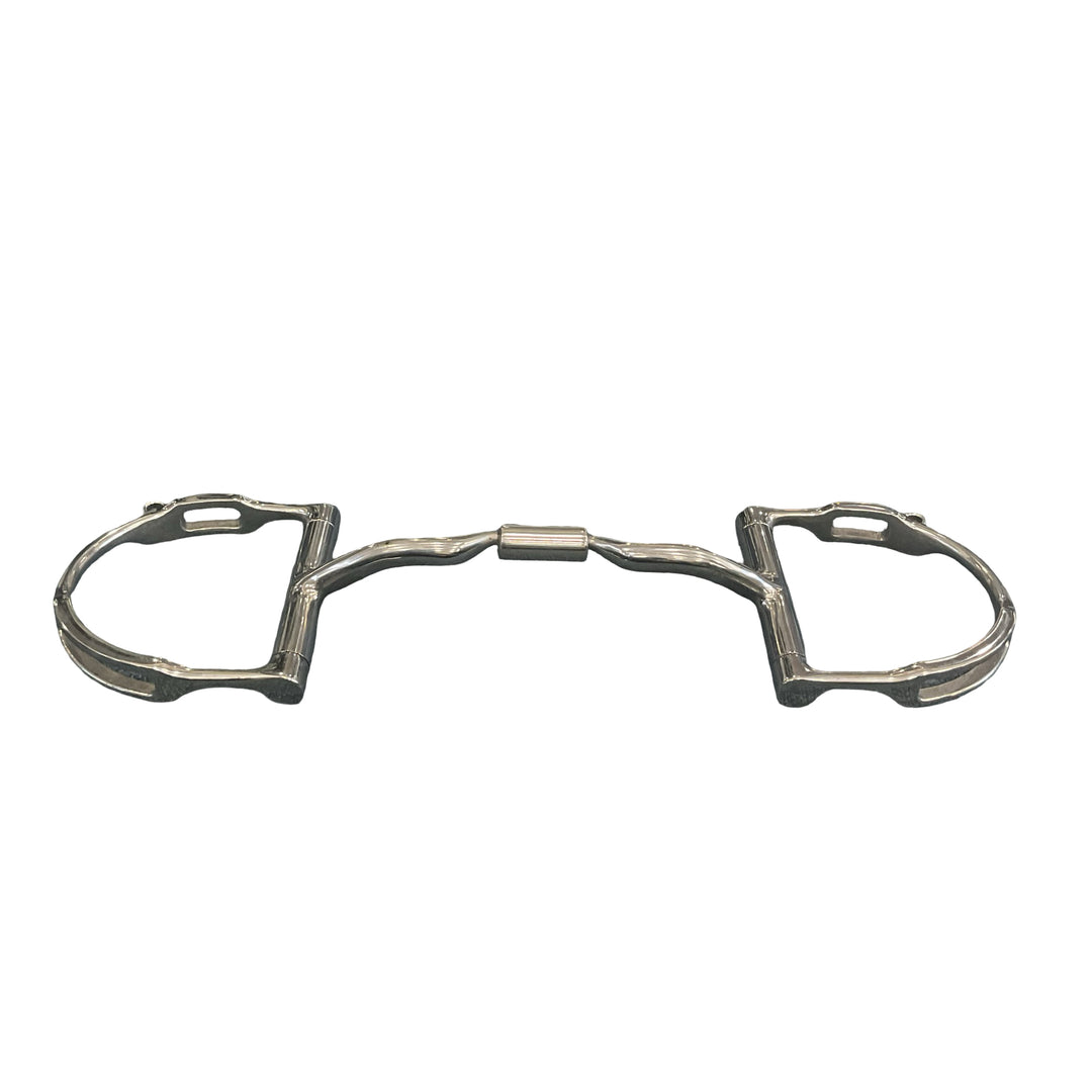 Myler 5.75" Low Port Comfort Snaffle w/ Roller and Hooks Used