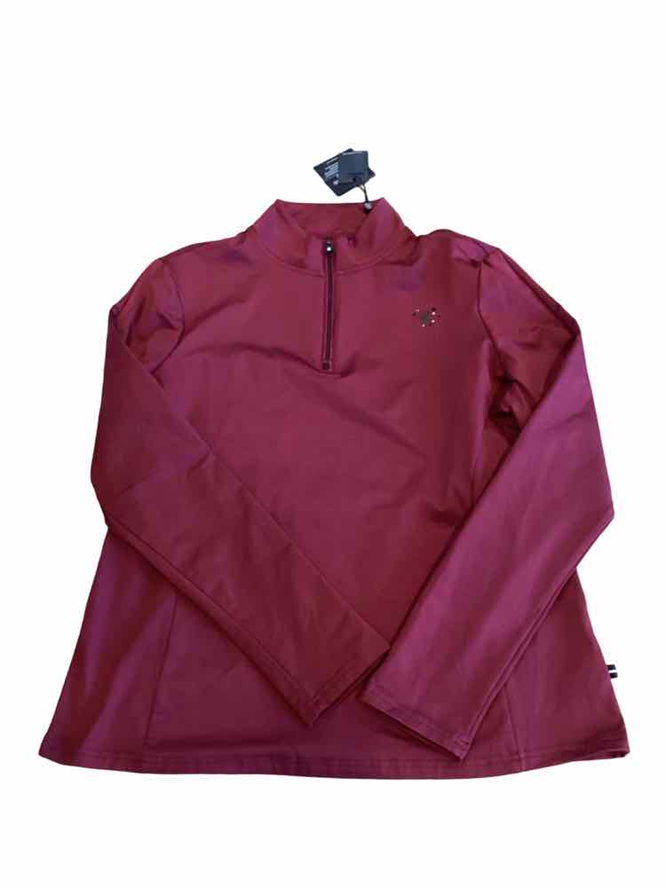 Cavallo new ladies size 16 maroon top B