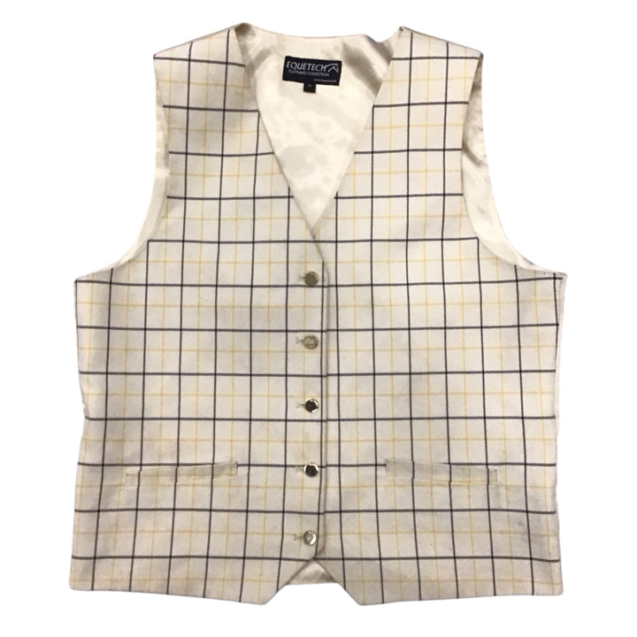 Equetech Ladies Medium Tattersal Vest Used - H