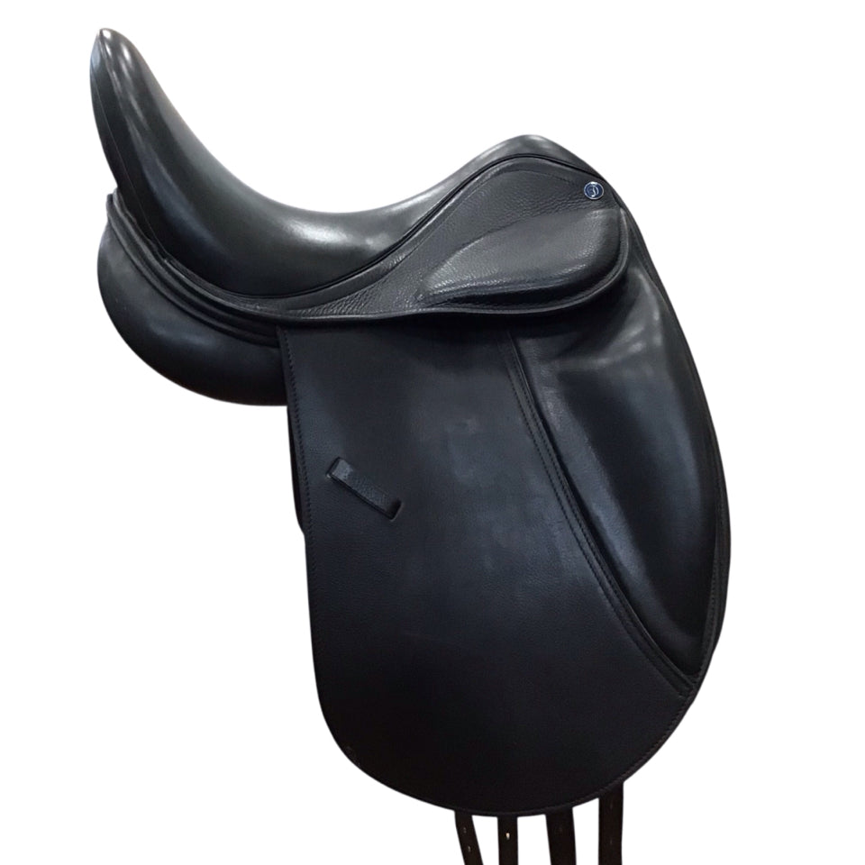 16" Dynamic Monoflap Narrow Used Dressage Saddle - H