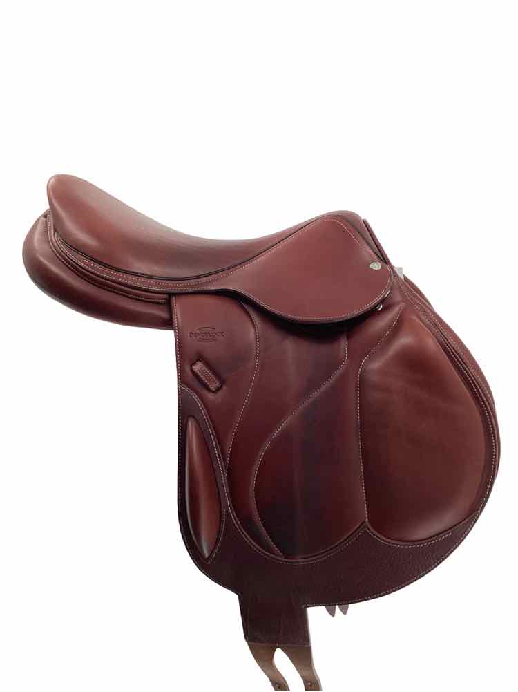 17.5" Devoucoux mono flap used saddle