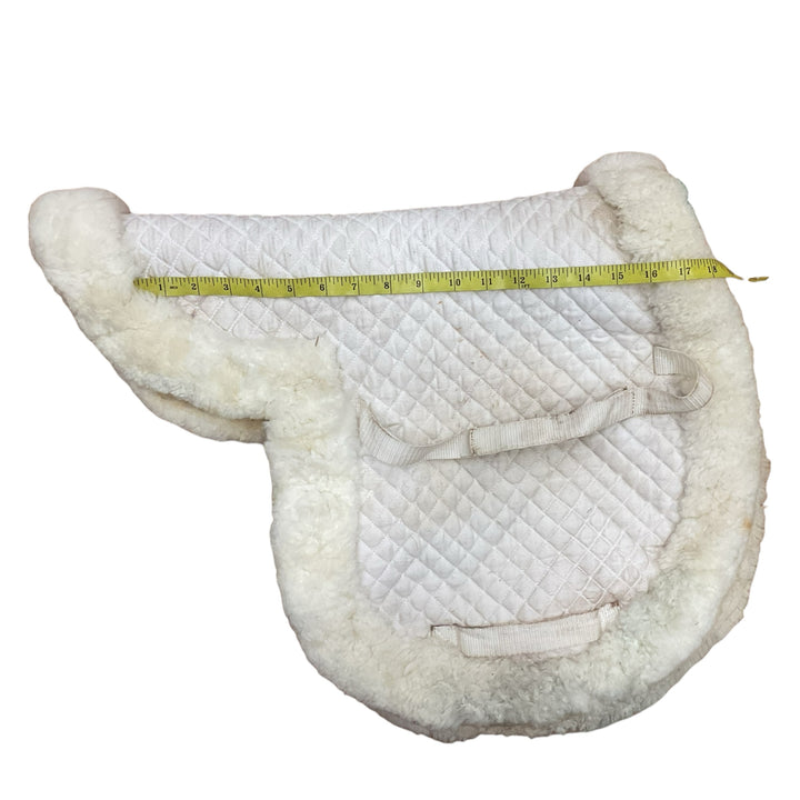 Sheepskin Fitted White Show Pad Used - H