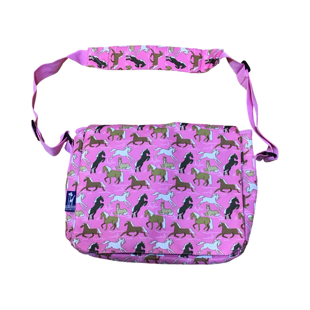 Wildkin Computer Bag w/Horses Used