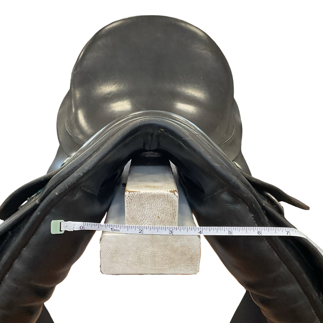 17.5" County Competitor Med/Wide Used Dressage Saddle - H