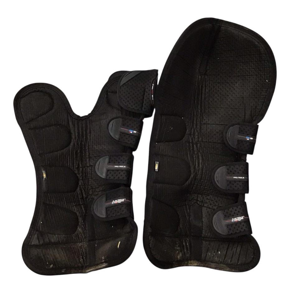 Premier Equine Large Airtechnology Knee Pro-Tech Shipping Boots Used - H